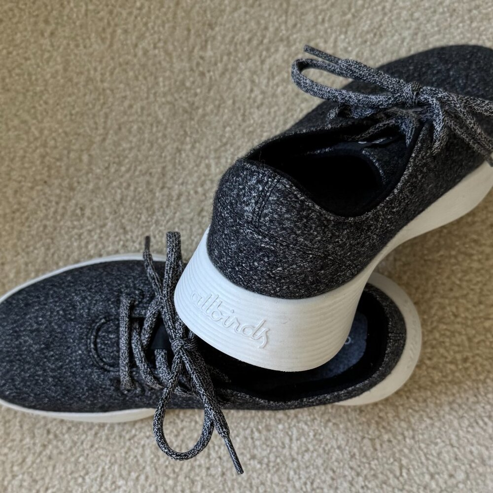 Allbirds Women's Sneakers in Black and White - Picture 2 of 3